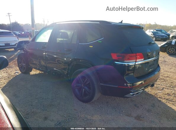 1V2PR2CA3MC546380 2021 VOLKSWAGEN ATLAS Черный Задняя левая четверть