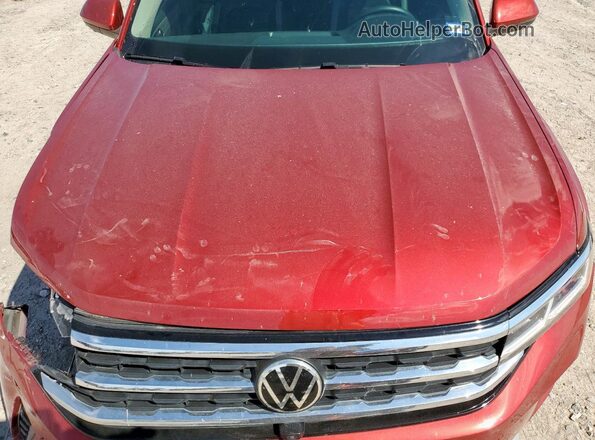 1V2TR2CA3MC575294 2021 VOLKSWAGEN ATLAS Красный Вид подкапотного пространства