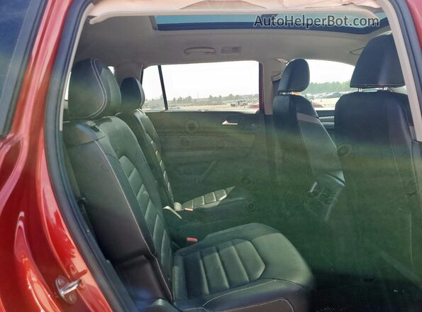 1V2TR2CA3MC575294 2021 VOLKSWAGEN ATLAS Красный Вид задней части салона