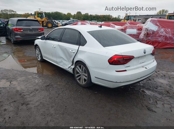 1VWLA7A30KC008657 2019 VOLKSWAGEN PASSAT Белый Задняя левая четверть