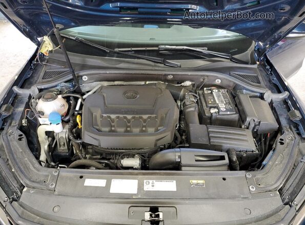 1VWLA7A32KC006408 2019 VOLKSWAGEN PASSAT Синий Вид задней части салона