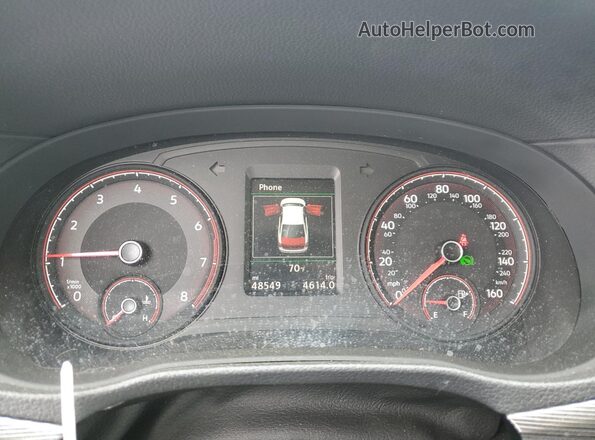 1VWMA7A33LC025569 2020 VOLKSWAGEN PASSAT Черный Вид щитка приборов