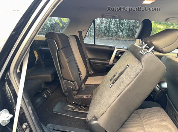 JTEBU5JR6J5568616 2018 TOYOTA 4RUNNER Black წინა სალონის ხედი