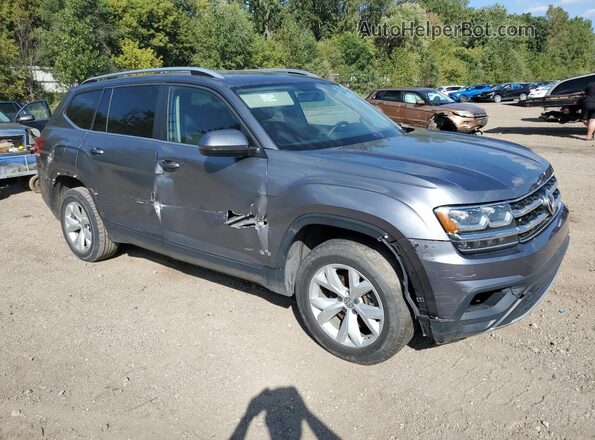 1V2HR2CA5JC502560 2018 VOLKSWAGEN ATLAS Gray წინა ხედი