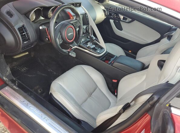 SAJWJ6BV8G8K29297 2016 JAGUAR F-TYPE Red Widok zestawu wskaźników