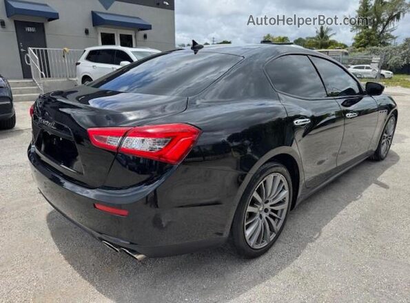 ZAM57RSA3H1206281 2017 MASERATI GHIBLI Black Przód prawy