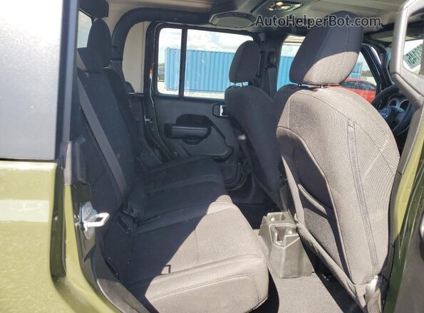 1C6HJTAGXPL545104 2023 JEEP GLADIATOR Green Vista interior trasera