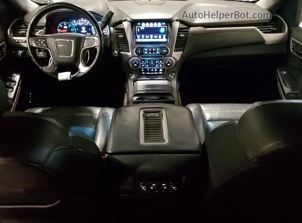 1GKS2CKJ9JR274938 2018 GMC YUKON Черный Вид щитка приборов