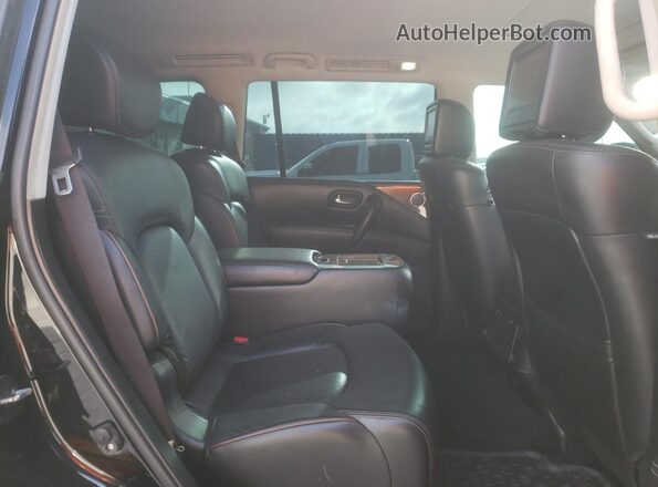 JN8AY2NF9J9331845 2018 NISSAN ARMADA Black Widok komory silnika