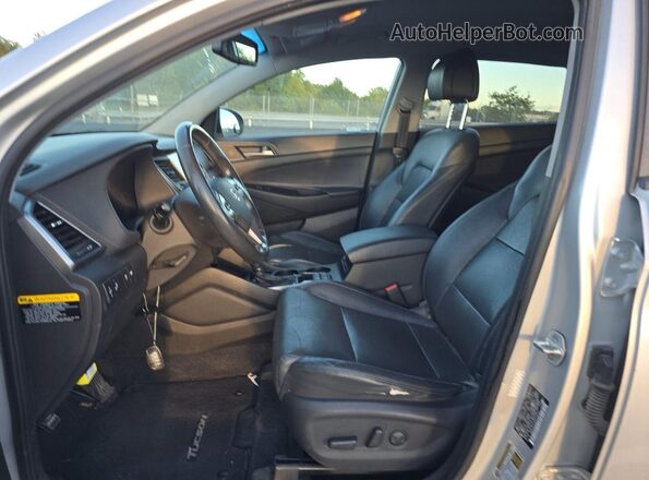 KM8J3CA24GU238767 2016 HYUNDAI TUCSON Silver უკანა ხედი