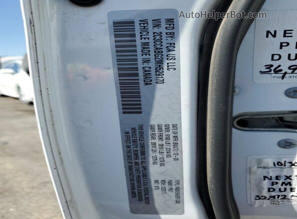 2C3CCABG2MH529170 2021 CHRYSLER 300 White Vista de la etiqueta del VIN