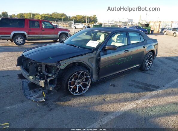 2C3CCABG6JH142973 2018 CHRYSLER 300 Серый Передняя левая четверть