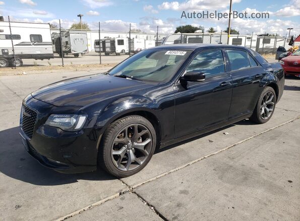 2C3CCABG9MH505075 2021 CHRYSLER 300 Black Առջևի ձախ երեք քառորդ տեսարան