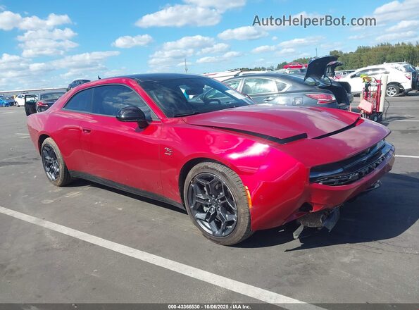 2C3CDBCK2SR560254 2025 DODGE CHARGER Красный Передняя правая четверть