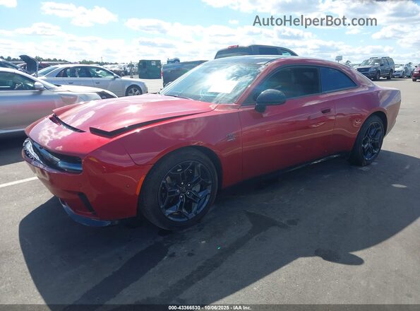 2C3CDBCK2SR560254 2025 DODGE CHARGER Красный Передняя левая четверть