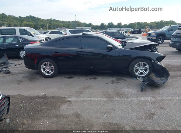 2C3CDXBG1NH208142 2022 DODGE CHARGER Black უკანა სალონის ხედი