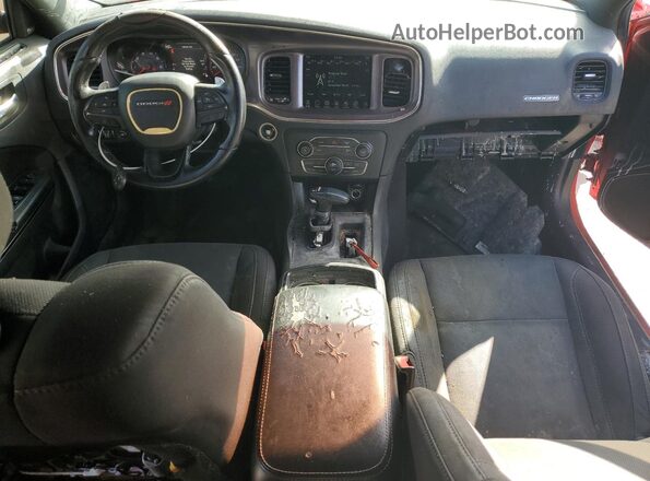 2C3CDXCT4HH520469 2017 DODGE CHARGER Красный Вид панели приборов