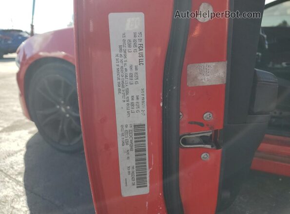 2C3CDXCT4HH520469 2017 DODGE CHARGER Красный Вид подкапотного пространства