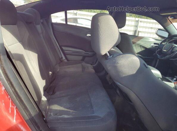2C3CDXCT4HH520469 2017 DODGE CHARGER Красный Вид задних сидений