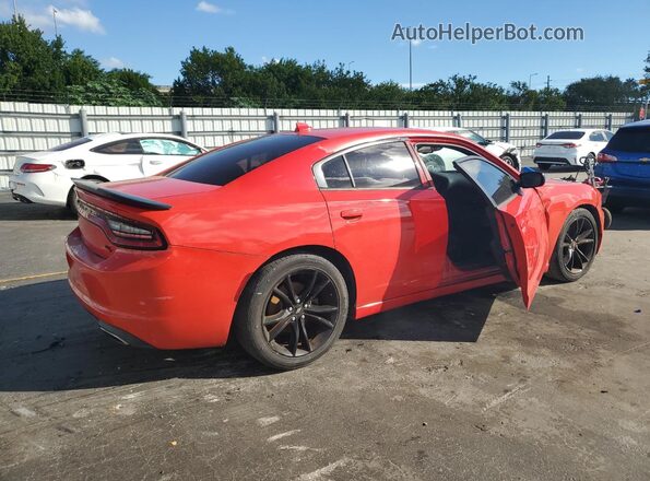 2C3CDXCT4HH520469 2017 DODGE CHARGER Красный Задняя правая четверть