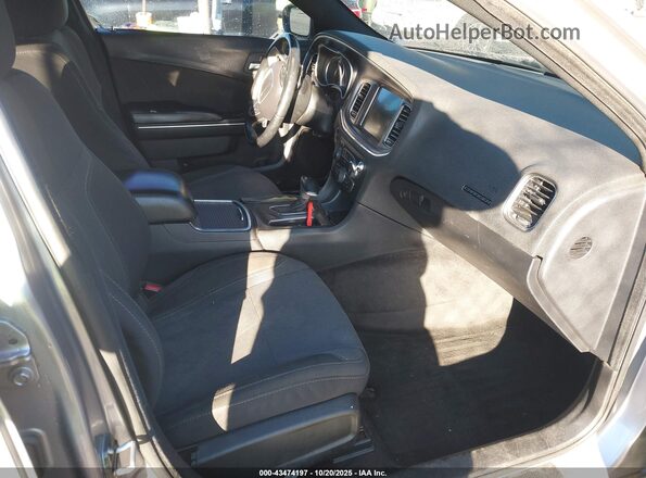 2C3CDXCT5GH186533 2016 DODGE CHARGER Silver წინა სალონის ხედი