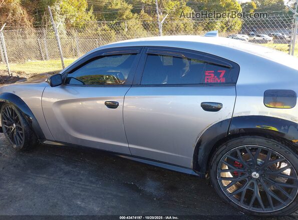 2C3CDXCT5GH186533 2016 DODGE CHARGER Silver უკანა სალონის ხედი