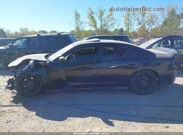 2C3CDXCT5HH649157 2017 DODGE CHARGER Black Widok wnętrza 360 stopni