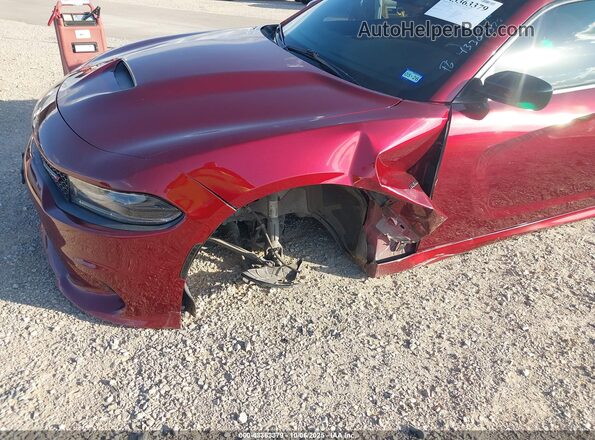 2C3CDXCT5KH633130 2019 DODGE CHARGER Бордовый Вид спереди