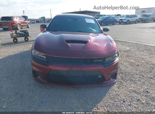 2C3CDXCT5KH633130 2019 DODGE CHARGER Бордовый Вид задней части салона