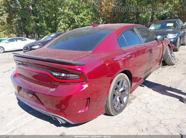 2C3CDXCT5PH700557 2023 DODGE CHARGER Maroon უკანა მარჯვენა