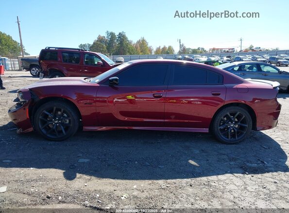 2C3CDXCT5PH700557 2023 DODGE CHARGER Maroon სალონის 360-გრადუსიანი ხედი