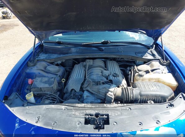 2C3CDXGJ3NH121752 2022 DODGE CHARGER Синий Вид сзади