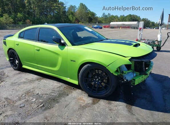 2C3CDXGJ4PH642918 2023 DODGE CHARGER Green Delantero derecho