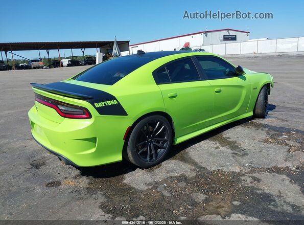 2C3CDXGJ4PH642918 2023 DODGE CHARGER Green Trasero derecho