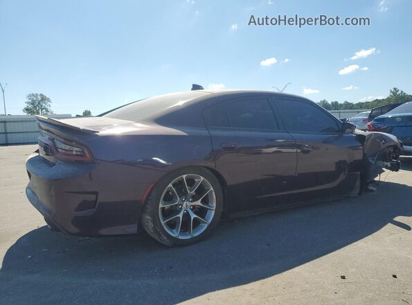 2C3CDXHG2NH114889 2022 DODGE CHARGER Фиолетовый Задняя правая четверть