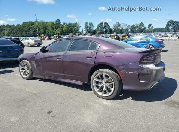 2C3CDXHG2NH114889 2022 DODGE CHARGER Фиолетовый Задняя левая четверть