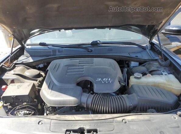 2C3CDXHG3NH176818 2022 DODGE CHARGER Черный Вид задней части салона