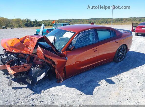 2C3CDXJG7PH676509 2023 DODGE CHARGER Orange წინა მარცხენა ხედი სამი მეოთხედიდან