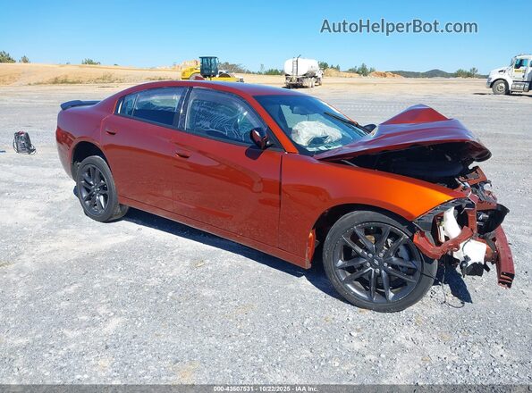 2C3CDXJG7PH676509 2023 DODGE CHARGER Orange წინა მარჯვენა