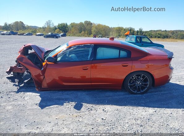 2C3CDXJG7PH676509 2023 DODGE CHARGER Orange უკანა სალონის ხედი