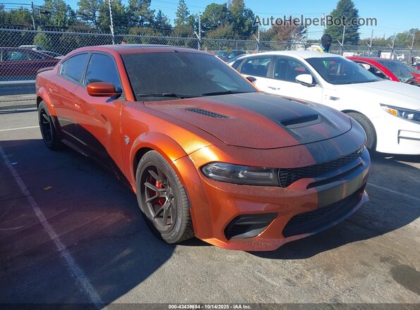 2C3CDXL99NH179697 2022 DODGE CHARGER Оранжевый Передняя правая четверть