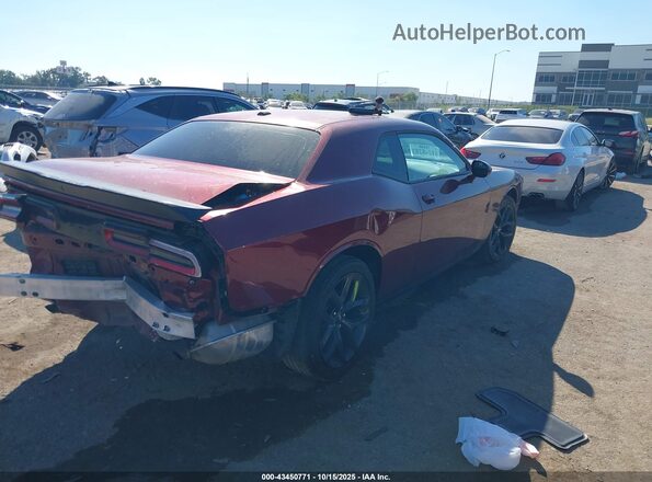 2C3CDZAG1PH568026 2023 DODGE CHALLENGER Красный Задняя правая четверть