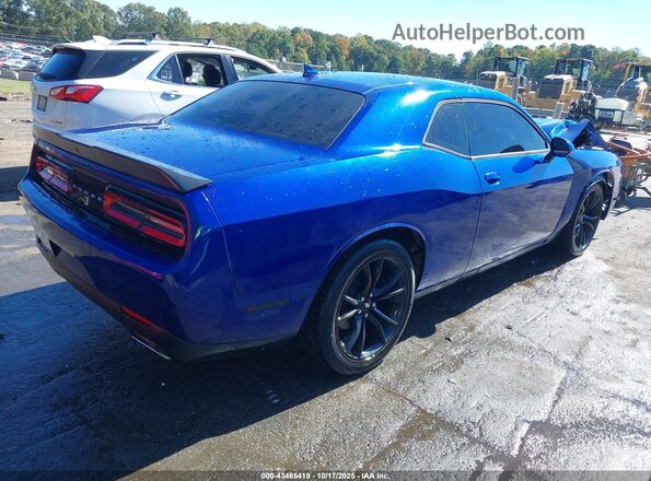 2C3CDZAG3JH226892 2018 DODGE CHALLENGER Синий Задняя правая четверть