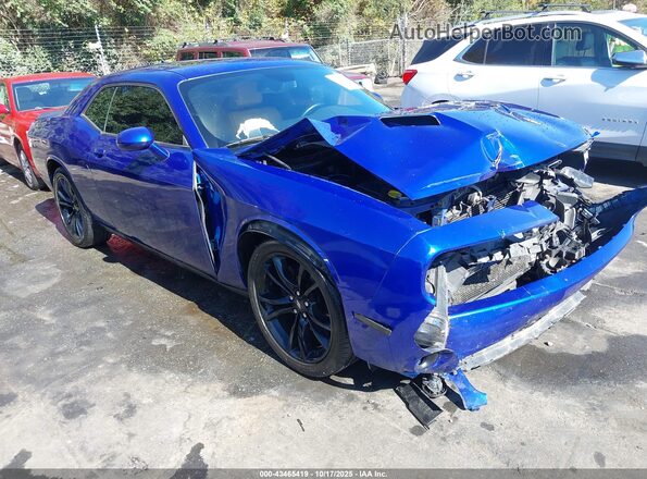 2C3CDZAG3JH226892 2018 DODGE CHALLENGER Синий Передняя правая четверть