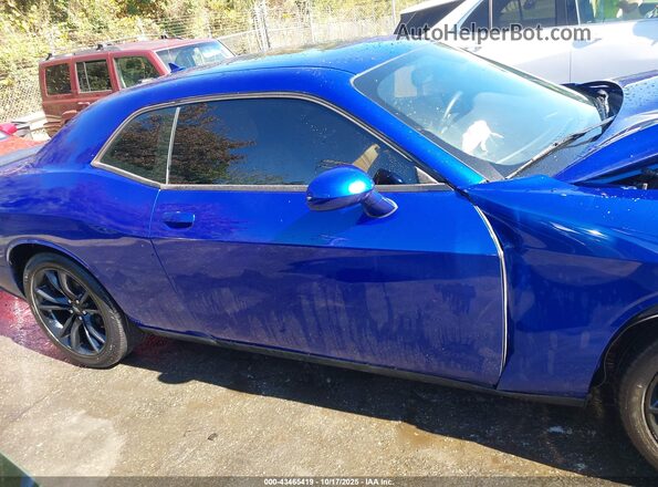 2C3CDZAG3JH226892 2018 DODGE CHALLENGER Синий Вид задней части салона