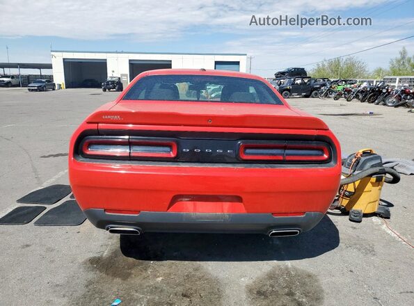 2C3CDZAG9NH260423 2022 DODGE CHALLENGER Red Вид ззаду