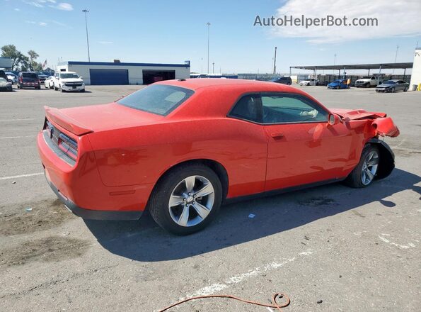 2C3CDZAG9NH260423 2022 DODGE CHALLENGER Red Задня права чверть