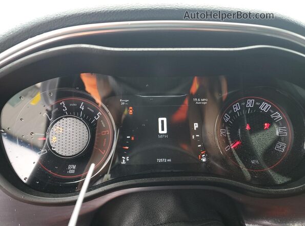 2C3CDZBT1JH260163 2018 DODGE CHALLENGER Серый Вид щитка приборов