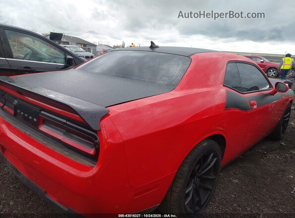 2C3CDZFJ0PH526676 2023 DODGE CHALLENGER Красный Задняя правая четверть