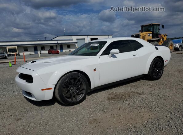 2C3CDZFJ4NH109106 2022 DODGE CHALLENGER Белый Передняя левая четверть